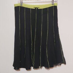 Vintage WD.NY Black Silk Fairy Skirt Size 12